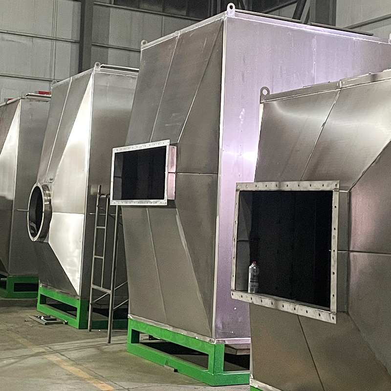 Toplastning og sidetømningsstruktur 304 rustfrit stål aktivt kul adsorptionsboks