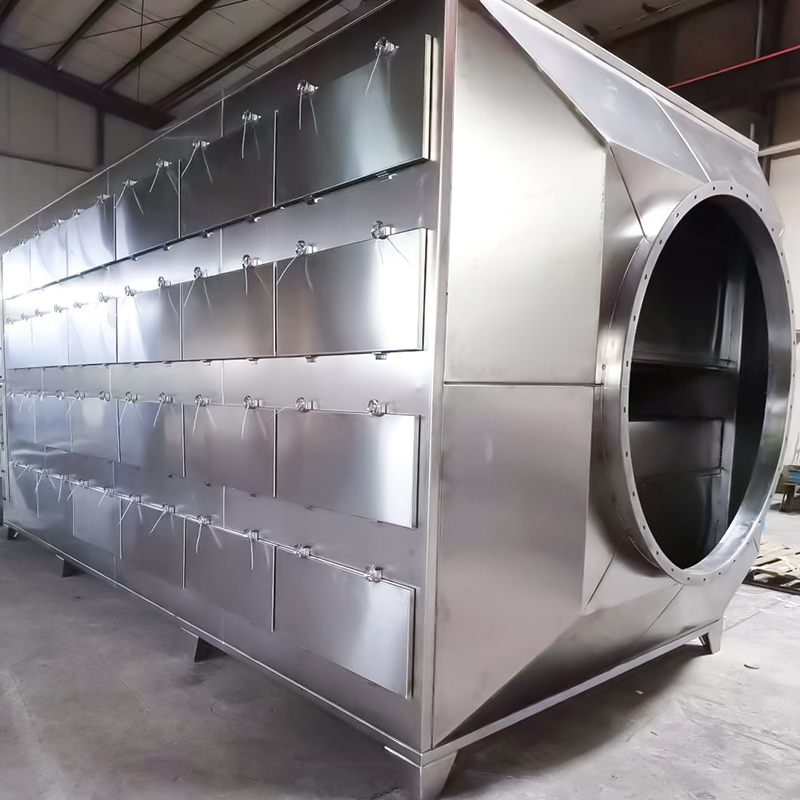 304 rustfrit stål aktivt kul adsorptionsboks skuffestruktur