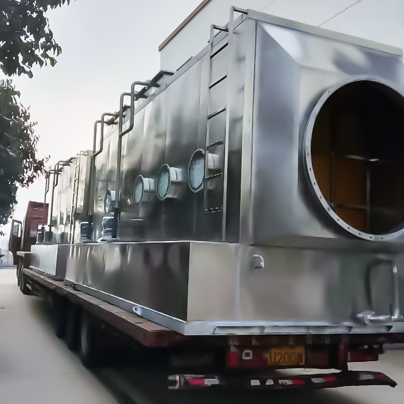 304 rustfrit stål vandret skrubbetårn