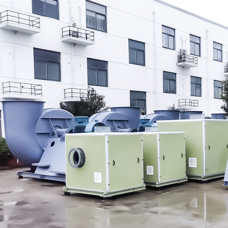 Glasfiber lydisoleret boksventilator