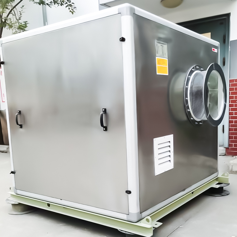 Glasfiber lydisoleret boksventilator