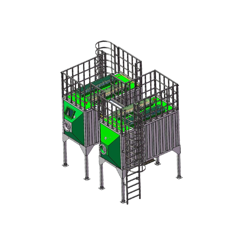 Toploading og bundsideloading carbonstål aktivt kul adsorptionsboks