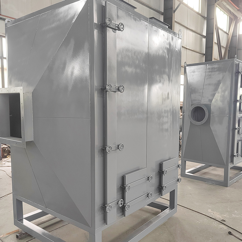 Toploading og bundsideloading carbonstål aktivt kul adsorptionsboks